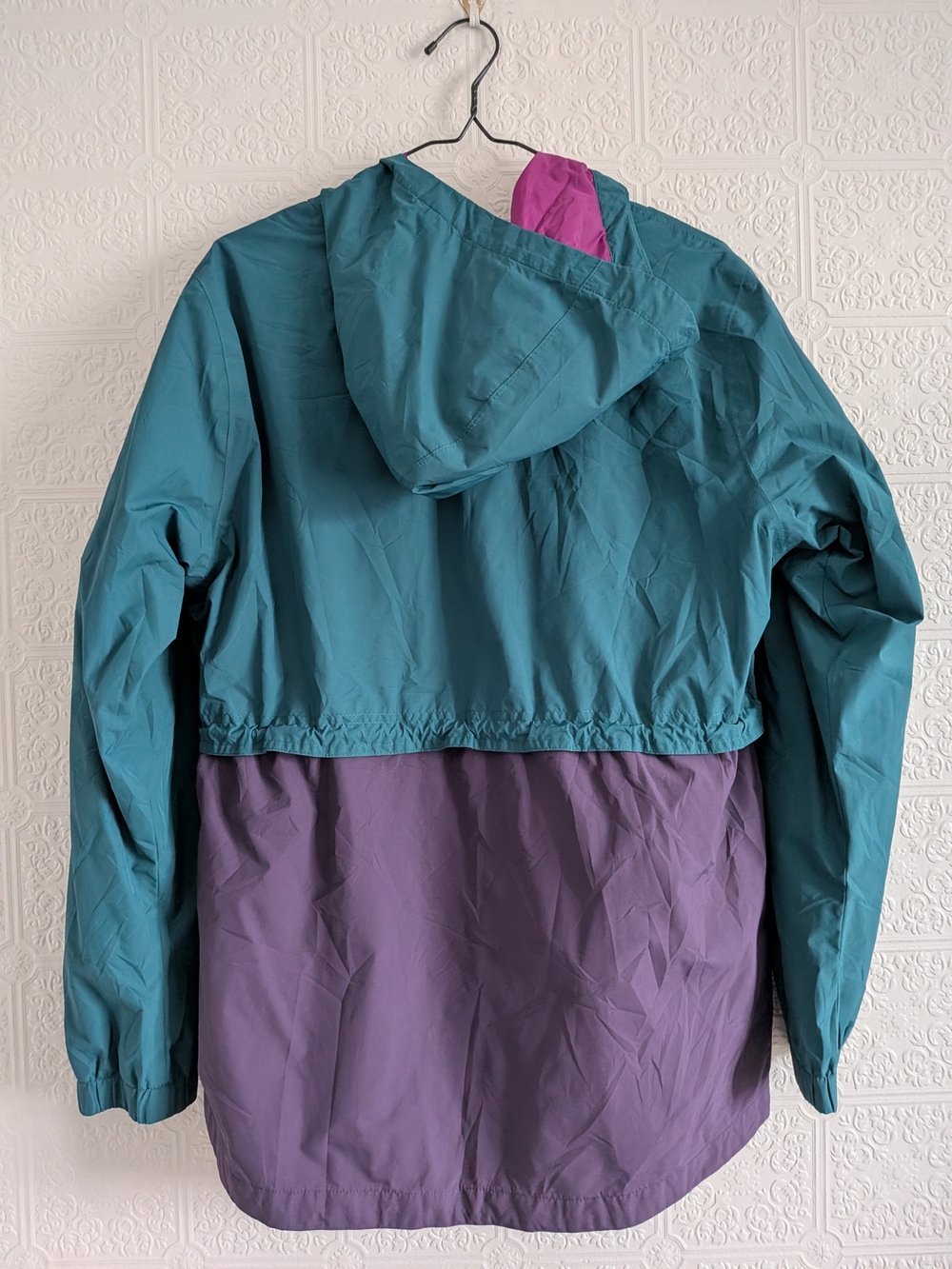 Burton Teal, Purple & Pink Colorblock Hooded Utility Jacket - Picture 2 of 3